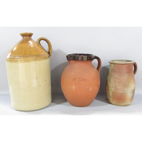 473 - A collection of stone jars to include Metford example, a Hunt & Co flagon, a stoneware raised bowl, ... 