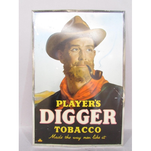 507 - A Player’s Digger Tobacco “ Made The Way Men Like It” tin advertisement sign, 28cm x19cm.