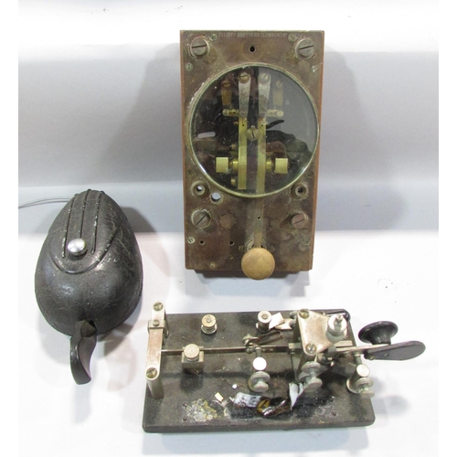 516 - A collection of Morse Code Telegraphs, including a WWII example, together with an U.S Army Signal Co... 