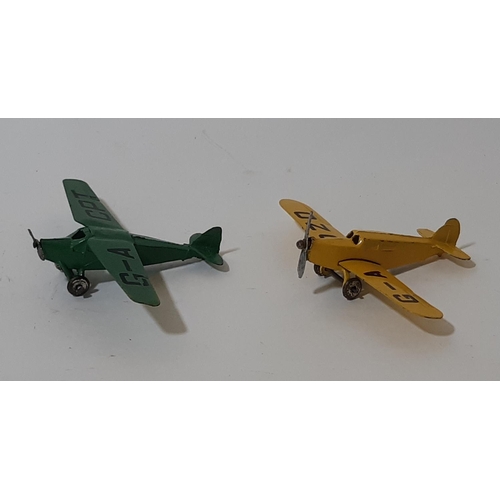 1717 - Dinky Toys Pre-War Aeroplanes Set 60 (4/6) circa 1939, comprising 60a Imperial Airways  G-ABTI in si... 