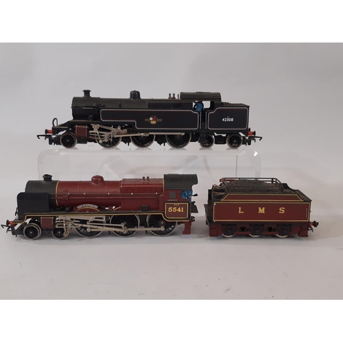 1734 - Eight 00 gauge locomotives by Hornby comprising 4-6-0 LMS locomotive and tender 'Duke of Sutherland'... 