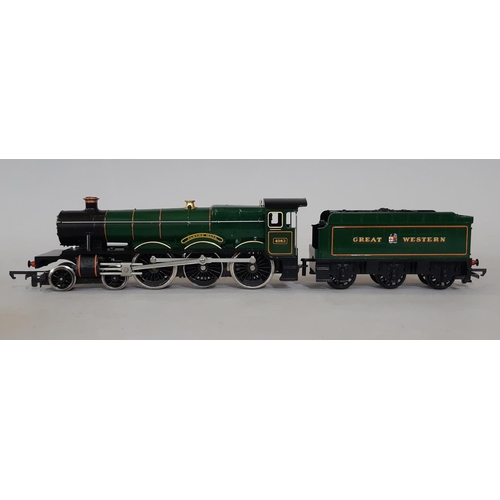 1743 - Boxed 00 gauge Hornby models comprising 4-6-0 locomotive 'Albert Hall' R759 and 3 GWR coaches