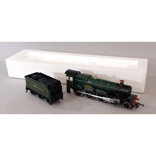 1743 - Boxed 00 gauge Hornby models comprising 4-6-0 locomotive 'Albert Hall' R759 and 3 GWR coaches