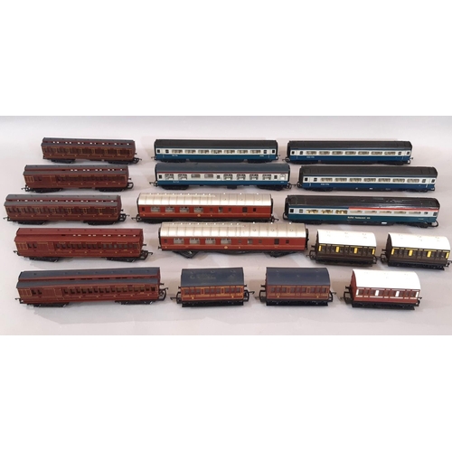 1745 - 17 passenger coaches and buffets cars by Hornby including LMS clerestory coaches and Inter-City. No ... 