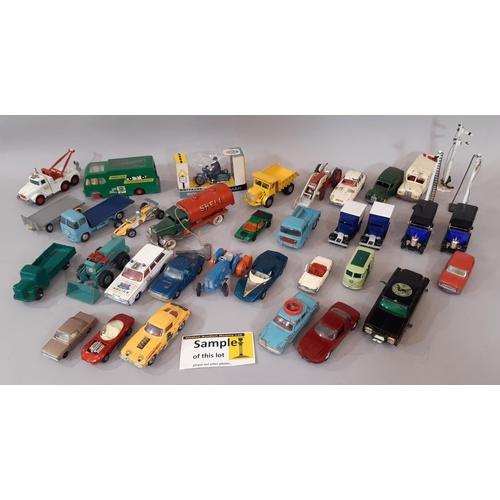 1751 - Collection of vintage model vehicles including clockwork ‘BP’ tanker by Minic, Dinky Austin van, Dai... 