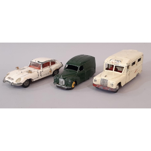 1751 - Collection of vintage model vehicles including clockwork ‘BP’ tanker by Minic, Dinky Austin van, Dai... 