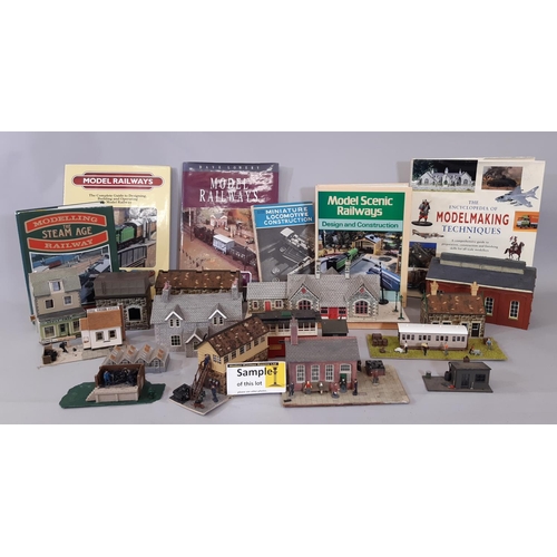 1765 - A large collection of 00 gauge railway modelling workshop materials and projects including finely de... 