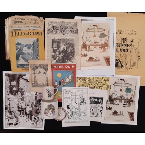 637 - A large collection of ephemera relating to William Heath Robinson and the Robinson Family, to includ... 