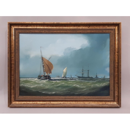 651 - Robert Moore (British, b.1945) - 'A Passing Storm', signed lower left, inscribed 'R.M. 112' with tit... 