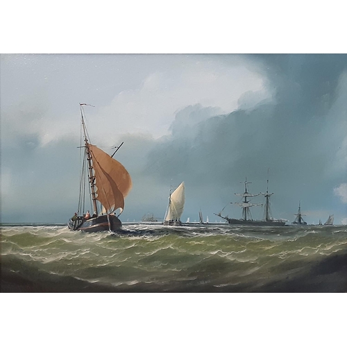 651 - Robert Moore (British, b.1945) - 'A Passing Storm', signed lower left, inscribed 'R.M. 112' with tit... 