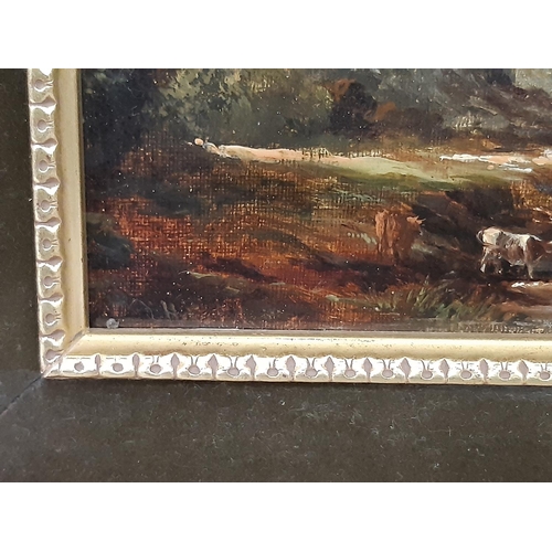 656 - Two Early 20th Century Oil Paintings, to include: J. Young (19th/20th century) - Mountain view with ... 