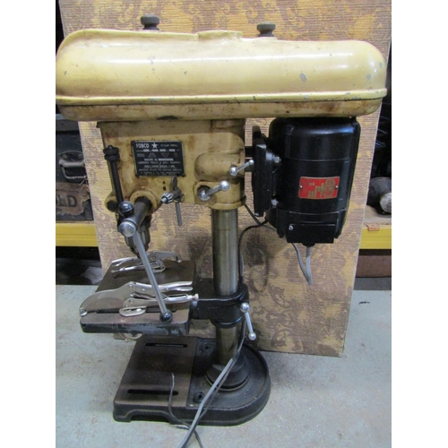 1085 - A Fobco Star pillar drill fitted with the cub electric motor