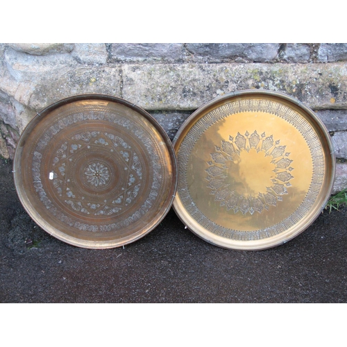 1069 - Two vintage stoneware flagons with impressed and printed merchants marks, 30 cm high, a vintage hand... 