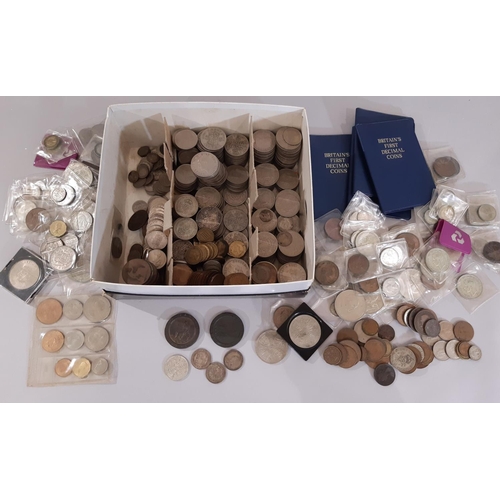 868 - Two 1797 Cartwheel pennies, further bronze and silver coinage including pre 1947