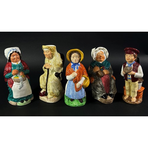 82 - A collection of twelve character jugs by Wood & Sons - Charles Dickens Toby jug collection