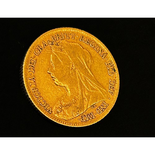 392 - Half sovereign dated 1898