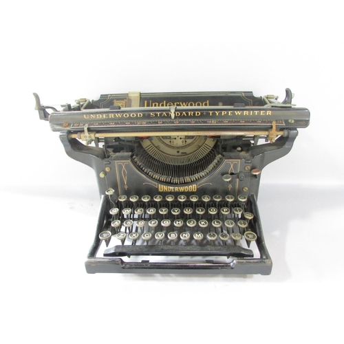 517 - An early 20th century Underwood Standard Typewriter