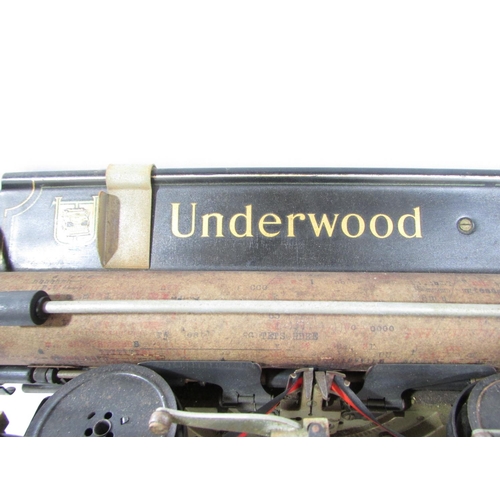 517 - An early 20th century Underwood Standard Typewriter