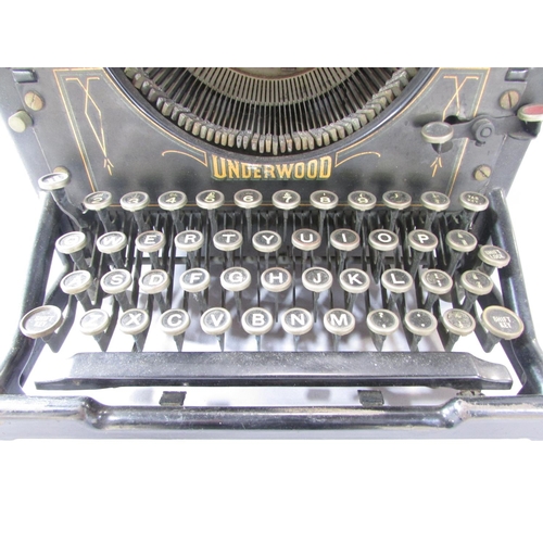 517 - An early 20th century Underwood Standard Typewriter