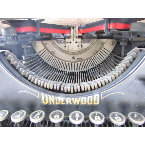 517 - An early 20th century Underwood Standard Typewriter