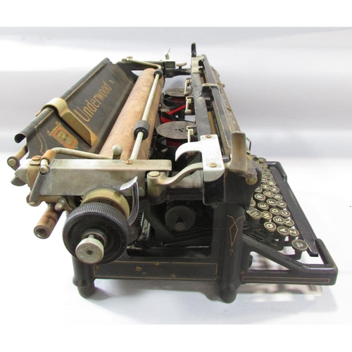 517 - An early 20th century Underwood Standard Typewriter