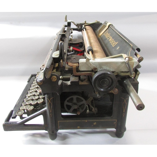 517 - An early 20th century Underwood Standard Typewriter