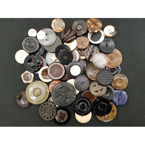 783 - Large collection of loose buttons, mostly 20th century including miniature metal buttons and large d... 