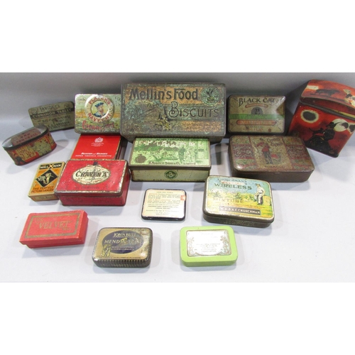 451 - A quantity of early 20th century advertisement tins.