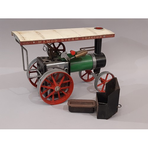 810 - Mamod Steam tractor TE1A with reversing action, 
 no box