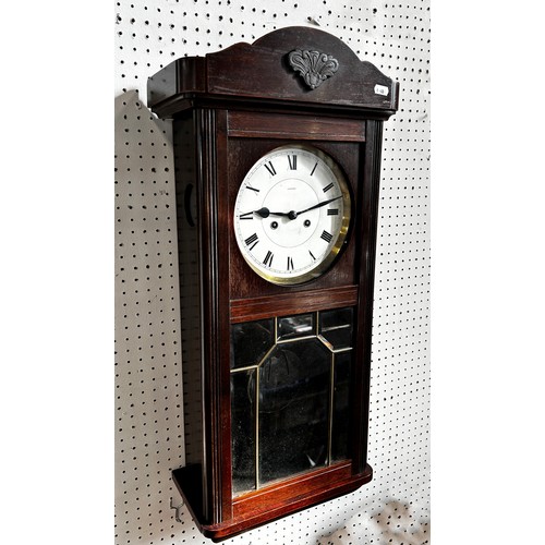 443A - Six various wall clocks, to include Regulators, etc