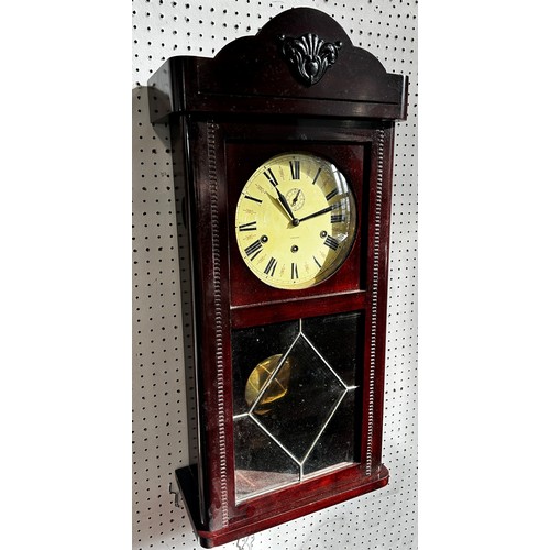 443A - Six various wall clocks, to include Regulators, etc