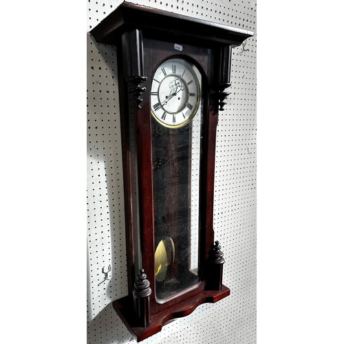 443A - Six various wall clocks, to include Regulators, etc