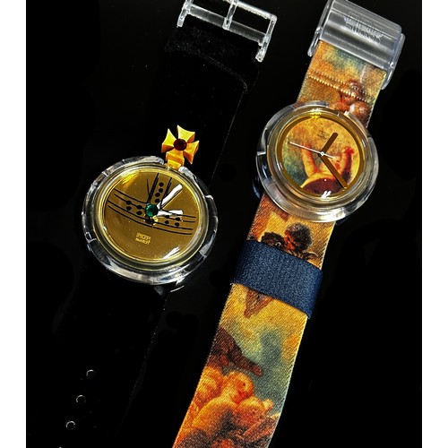 437 - Swatch watches and accessories to include a boxed 1990’s Pop Swatch Orb quartz wristwatch designed b... 