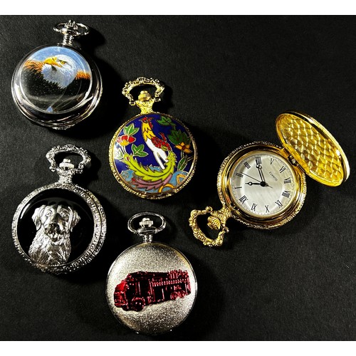 440C - A collection of approximately 50 modern individually cased fob / pocket watches.