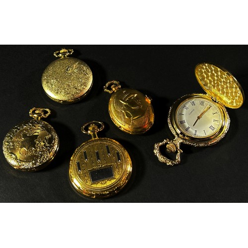 440C - A collection of approximately 50 modern individually cased fob / pocket watches.