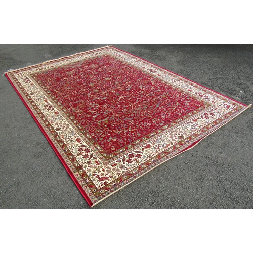 1526 - A Kashmir carpet with tree of life pattern, 330cm x 240cm