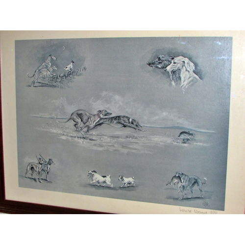 1715 - A Group of six limited edition signed prints relating to dogs, by different artists, to include: Vic... 