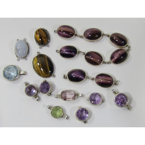 376 - Jewellery Making Interest - collection of polished gemstones / stone specimens and various cabochons... 