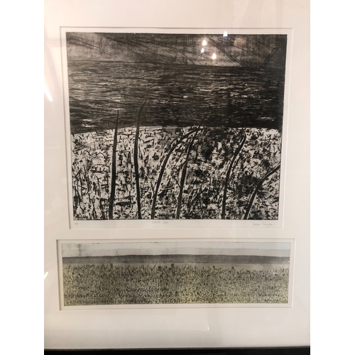 1633 - Three frames of prints to include: Sallie Taylor (local, Cheltenham artist) 'North Sea', artist's pr... 