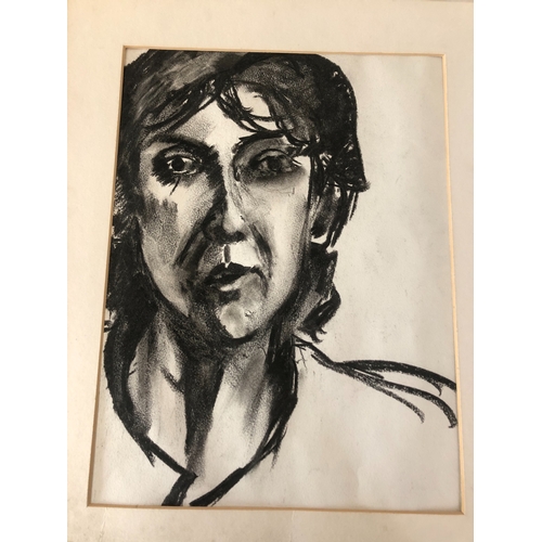 1643 - Alan Thornhill (1921-2020) - Four charcoal drawings to include: Quarter Portrait of a Woman, charcoa... 