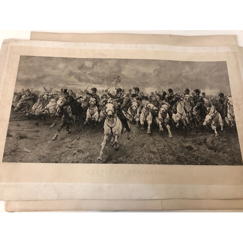 1706 - A group of 19th-20th century military related prints, to include: Vereker Monteith Hamilton (Scottis... 