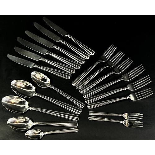 262A - A quantity of Villeroy & Boch stainless steel cutlery with flower decorated handles, together with a... 