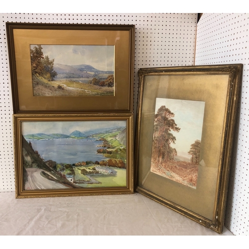 1658 - Three late 19th-20th century watercolours by different artists, to include: Elliot Haigh Marten - 'T... 