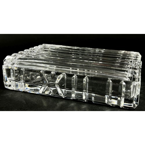 156 - A glass Tiffany box