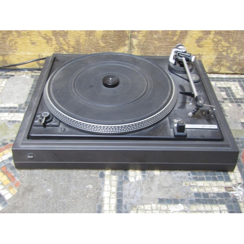 1070 - A late 20th century Dual 505 Belt Turntable with laser control 33 & 45 rpm.