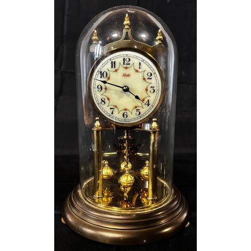 445A - Elkington & Company, an oak cased bracket clock in the Aesthetic Movement manner, the silvered dial ... 