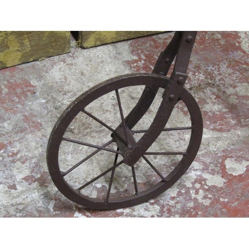 562A - A decorative model penny farthing bicycle, 105cm high