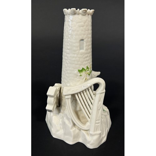 15 - A Belleek archive collection tower centre piece 2007, limited edition 223/800 with original box, 22 ... 