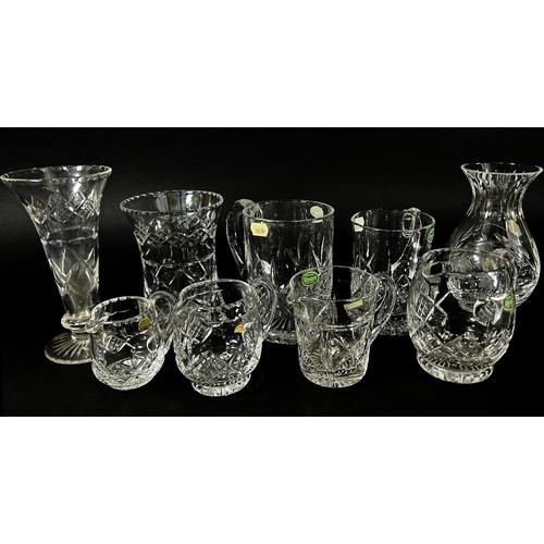 103 - A good suite of Stuart Crystal glass ware including wine glasses, brandy, tumblers, sherry, liqueur ... 