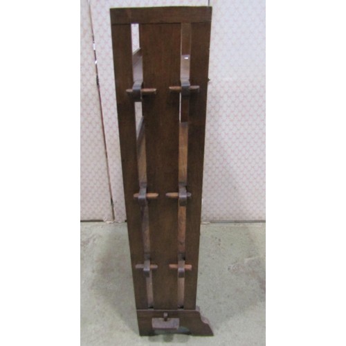 1125 - An Arts and Crafts book shelf with pegged frame